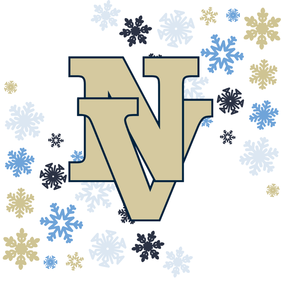 Image that says NV with snowflakes around it.